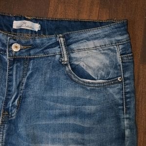 Blue Denim Pearl Jeans