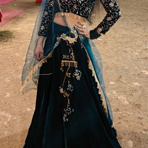 Velvet Lehnga