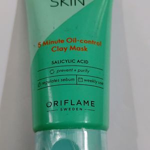 PURE SKIN 5 MINUTE OIL - CONTROL CLAY MASK