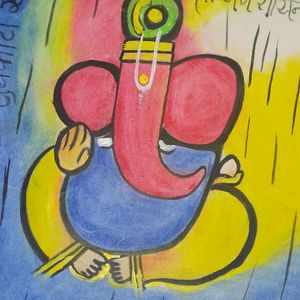 Ganpati Bappa Beautiful Painting