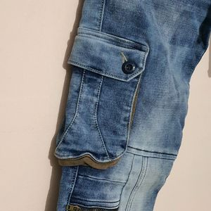 UNISEX Denim Cargo