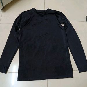 Black Full Sleeve Active Wear