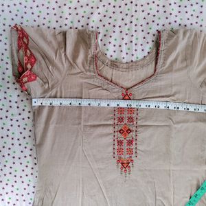 Tan Kurta XL