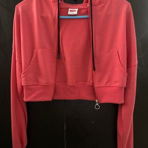 Pink Crop Jacket