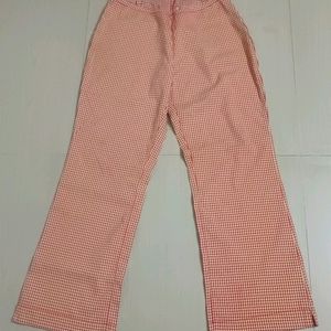 Cotton Checked Pant