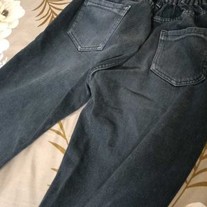 Tokyo Talkies Straight Fit Black Jeans