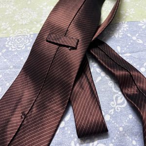 Brown stripes TIE