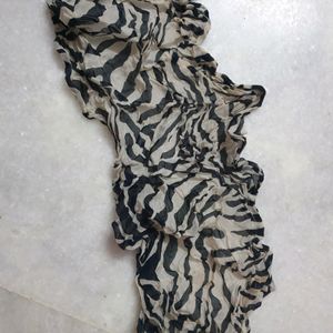 Zebra Print Scarf