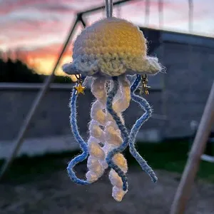 Crochet Jellyfish Keychain 🪼