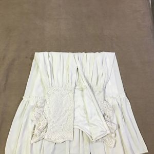 Offwhite Dress For Teenage Girls (Bust- 28/30)