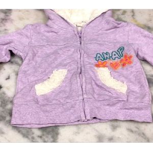 Soft Woolen Hoodie  Zipper For girl's