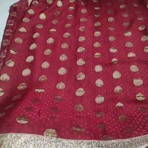 New unused saree with blouse size32