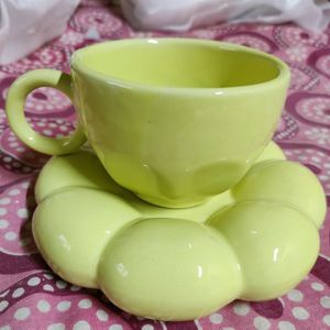 New Sunflower Ceramic Cup And Saucer Set