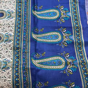 Pure Silk blue saree in excellent condition