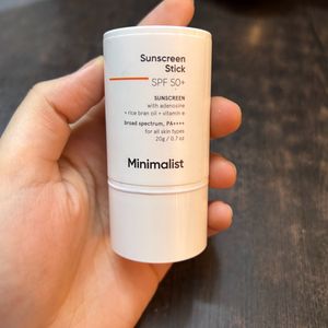 Minimalist Sunscreen Stick- Used Twice-20g