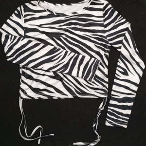 Zebra Print Stylish Crop top