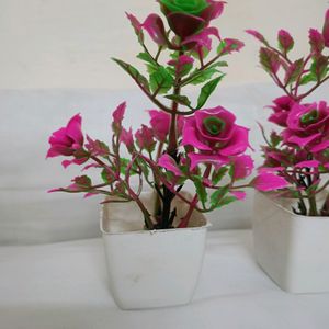 Artificial Flowers With Pot