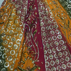 HEERAMANDI STYLE Handwork Lehenga & Dupatta