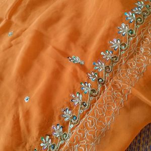 Unstiched Lahenga Choli Fabric With Dupatta