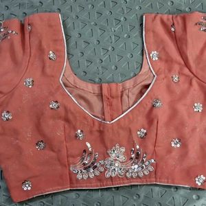 Pack Of 2 Saree With Stitched Design Blouses