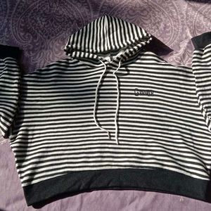 Striped Pullover With Hood