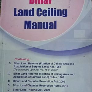 Bihar Land Ceiling Manual