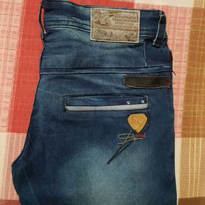 011 Denim Fashion Ins Blue Jeans For Men