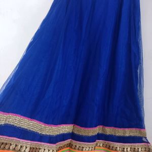 Blue Chaniya Duppata Set Ethnic-Navratri/Wedding