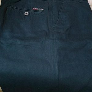 Navy Blue Stitched Pant