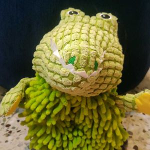 A Green Frog Plushie