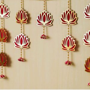 Diwali Offer💥Lotus Jhumki Bandanwar Door Hanging