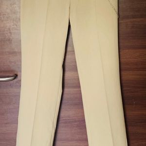 Beige high waist pants