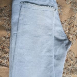 Sky Blue Slim Casual Jeans