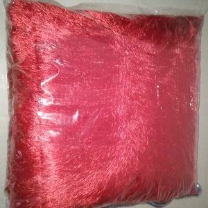 Fur Red Squire Shaped Pillow