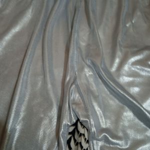 Silver Color Shimmery Leggins