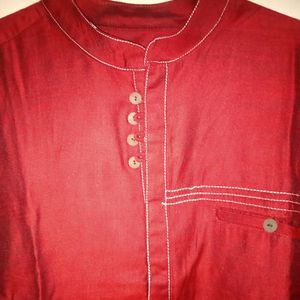 Men Marron Kurta