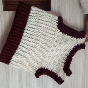 A Hand Crocheted Sweater Top