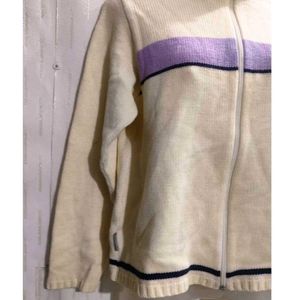 Woolen Zipper Sweater for Women's