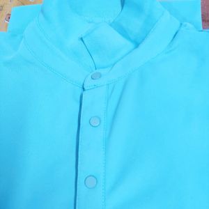 4XL Men Sky Blue New Tshirt