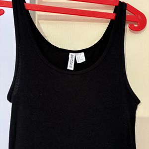 H&M Black Bodycon Cami Dress