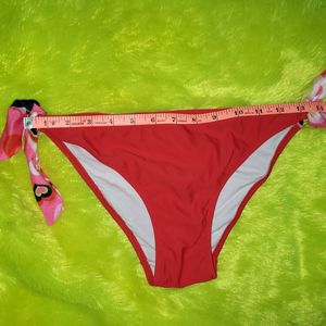 Red Colour Printed Panty