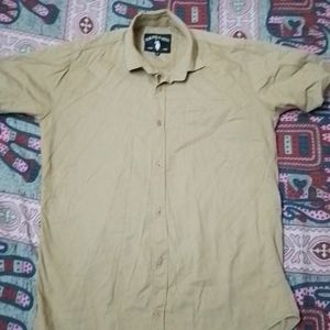 Light Chocolate Colour Half Sleeve Shirt