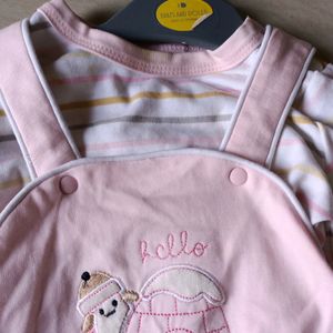 Baby Pink Colour Baby Romper