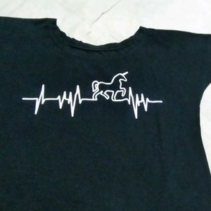 Women  Horse Heartbeat T-shirt