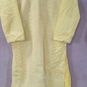 Stitched Light Yellow Suit