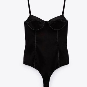 Zara Black Bodysuit