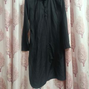 Black Pathani Kurta With Salwar