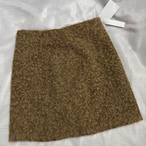 Brown High Rise Skirt (winter)