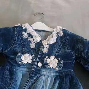 1 Year Girl Denim Dress