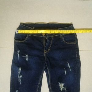 Combo Of Navy Blue Jeans With Different Pattern